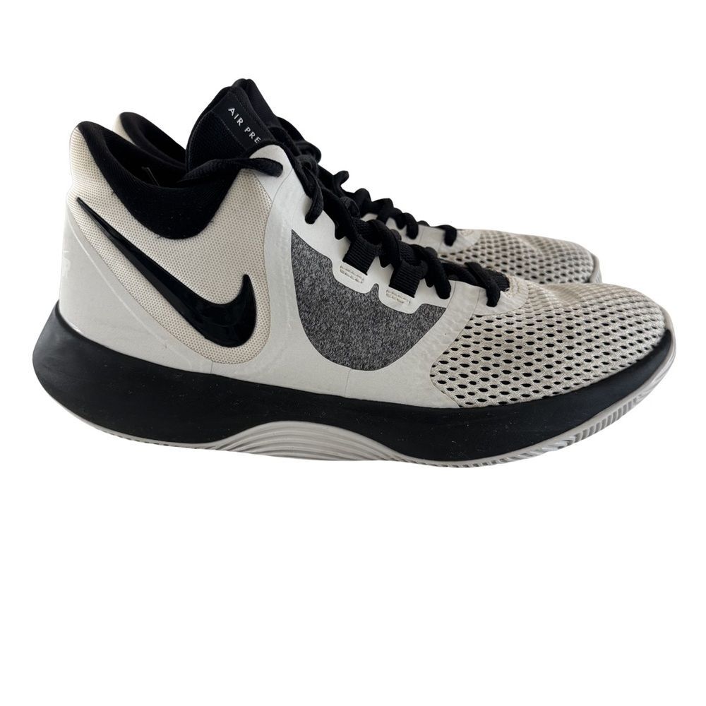 Nike Air Precision Basketball Shoes Men’s Size 7 White Black Mesh AA7069-100